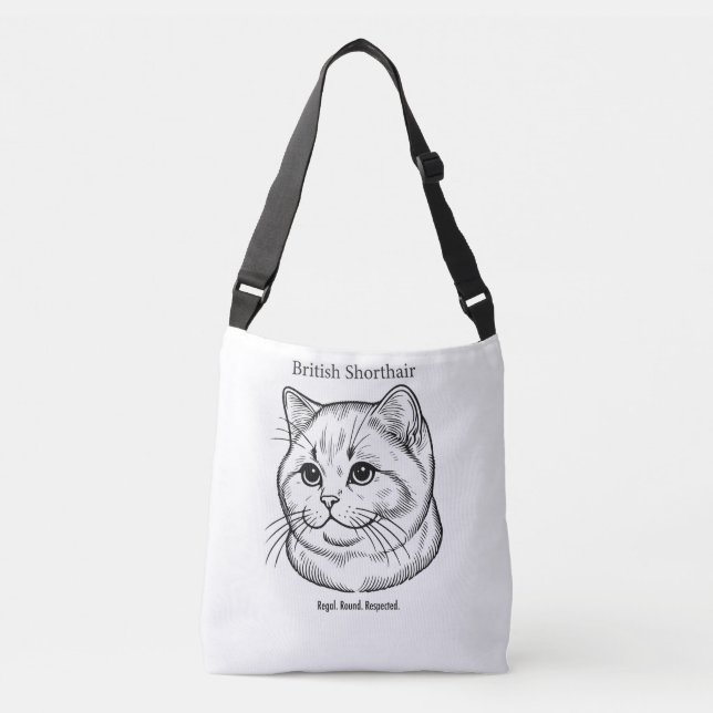 Bolsa Ajustável British Shorthair (Frente)