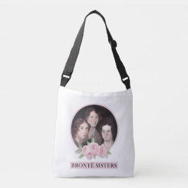 Bolsa Ajustável Bronte Sisters Retrato com Rosas Rosa
