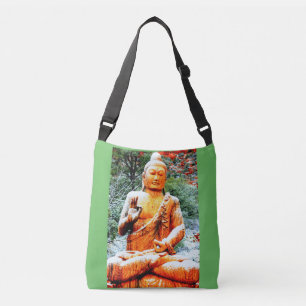 Bolsa Ajustável buddha de madeira na neve