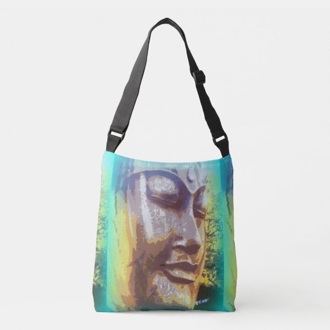 Bolsa Ajustável Buddha verde enfrenta (Frente)