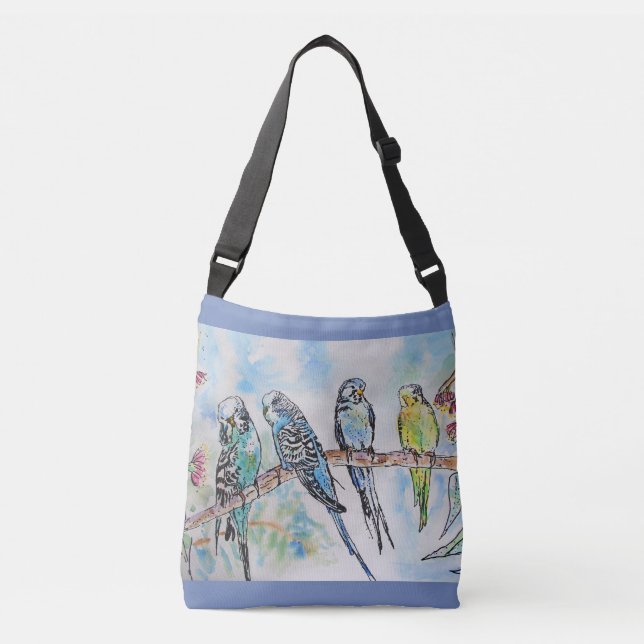 Bolsa Ajustável Budget Bird Crossbody Bag (Frente)