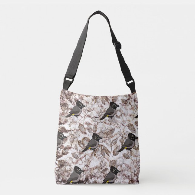 Bolsa Ajustável Bulbul-de-óculos-brancos Birdorable (Frente)