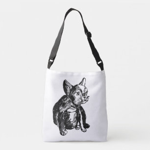 Bolsa Ajustável Bulldog Dog Custom All-Over-Impressão Cross Body B