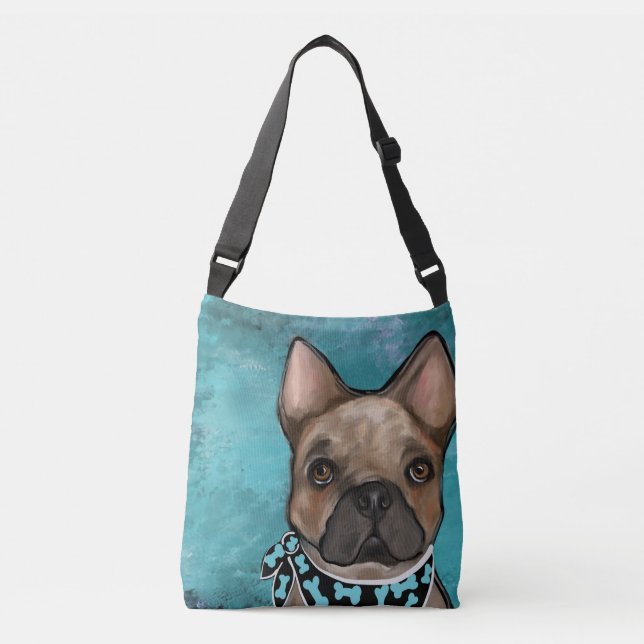 BOLSA AJUSTÁVEL BULLDOG FRANCÊS (Frente)