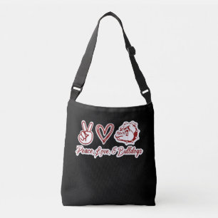 Bolsa Ajustável Bulldog Lovers Proprietário do Bulldog Peace Lov