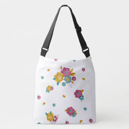 Bolsa Ajustável Buquê de Papel de Flor em Flor 3D em Círculo