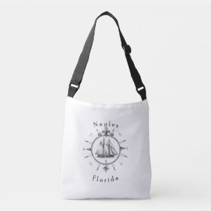 Bolsa Ajustável Bússola Náutica de Vela de Naples Flórida Barco à