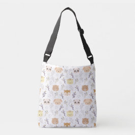 Bolsa Ajustável Cabeça Animal Adorável E Padrão Floral