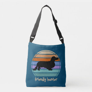 Bolsa Ajustável Cabelo Longo Dachshund - Silhouette 1