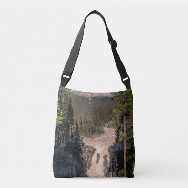 Bolsa Ajustável Cachoeira Sunwapta Poderosa Cachoeira de Montanha (Frente)
