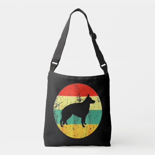 Bolsa Ajustável Cachorro do German shepherd Retroativo (Frente)