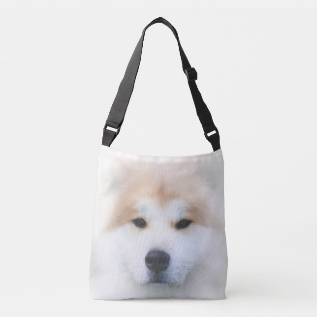BOLSA AJUSTÁVEL CACHORRO SAMOSO "REI DE NEVE" (Frente)