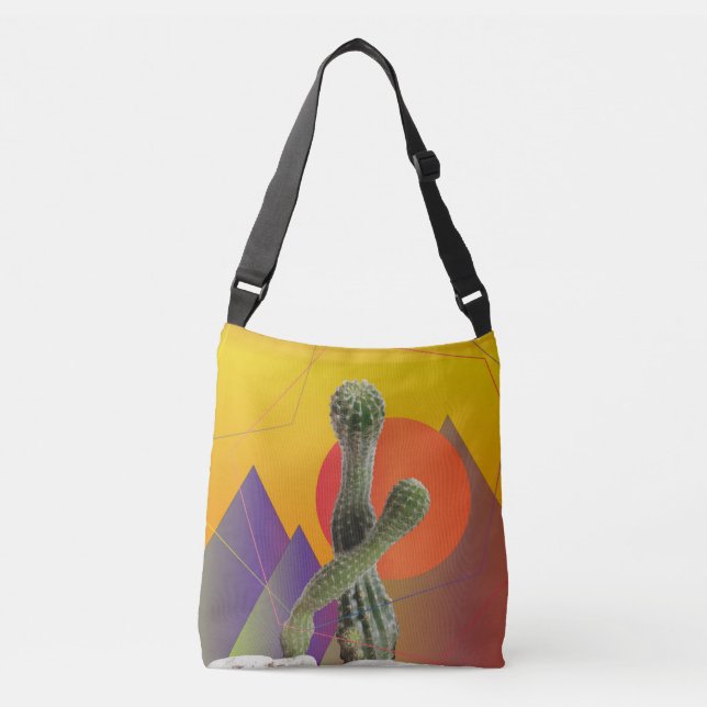 Bolsa Ajustável Cactus e Sun Cross Body Bag (Frente)