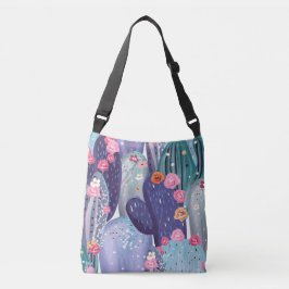 Bolsa Ajustável Cactus - Padrão Colorida Watercolor