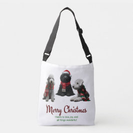 Bolsa Ajustável Cães de Natal Feliz