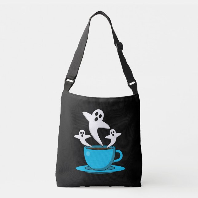 Bolsa Ajustável Café fumante fantasma (Frente)
