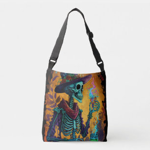 Bolsa Ajustável Calavera Cheers - Arte do Esqueleto Mexicano