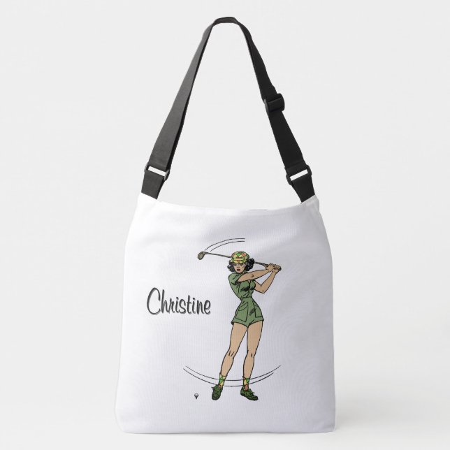 Bolsa Ajustável Calma, Lady Golfer Pessoal do Golfe (Frente)