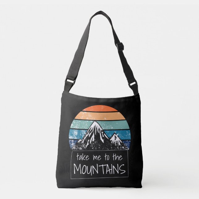 Bolsa Ajustável Caminho - Leva-Me Às Montanhas (Frente)