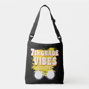 Bolsa Ajustável Camiseta Vibes de Volta à Escola 7º Ano Primeiro D