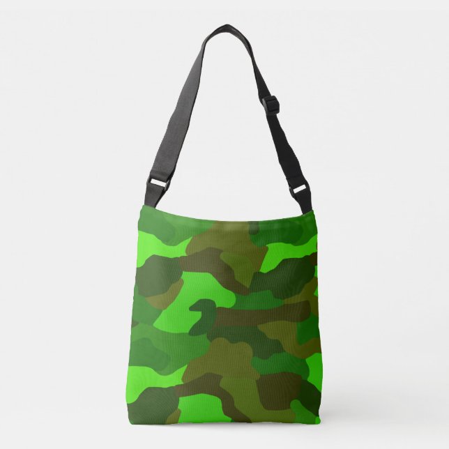 Bolsa Ajustável Camo Verde (Frente)