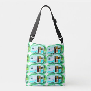 Bolsa Ajustável Campista retro personalizado da caravana do