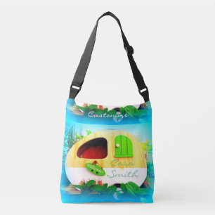 Bolsa Ajustável Campista retro personalizado do vintage