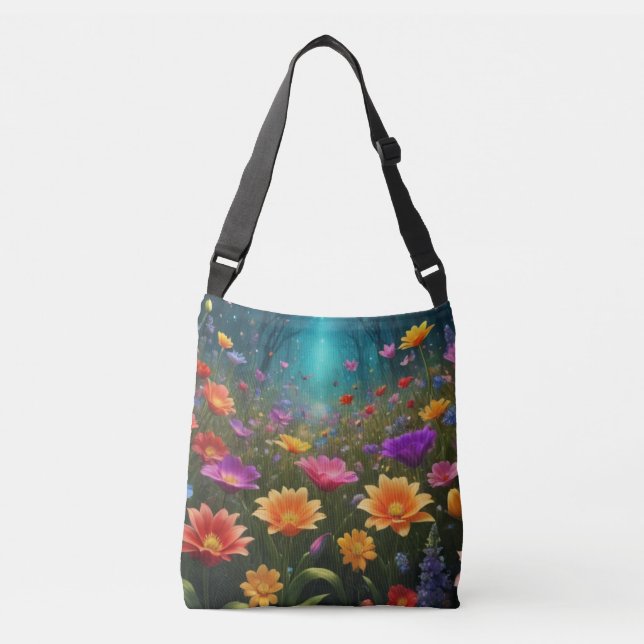 Bolsa Ajustável Campo de Flor (Frente)