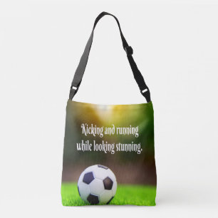 Bolsa Ajustável Campo verde inspiracional de futebol
