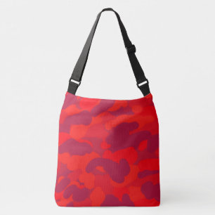 Bolsa Ajustável Camuflagem Camo Padrões Nuvens de Vermelho