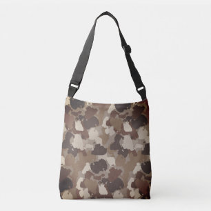 Bolsa Ajustável Camuflagem Militar Tons de Terra Marrom