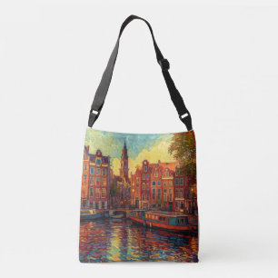Bolsa Ajustável Canal Amsterdã guarda estilo van Gogh