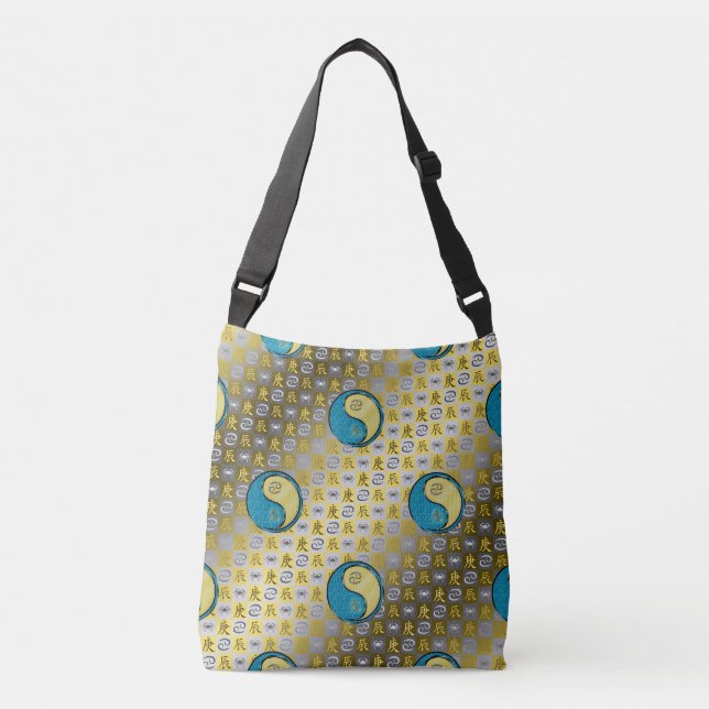 Bolsa Ajustável Câncer & Dragão de Metal (Frente)
