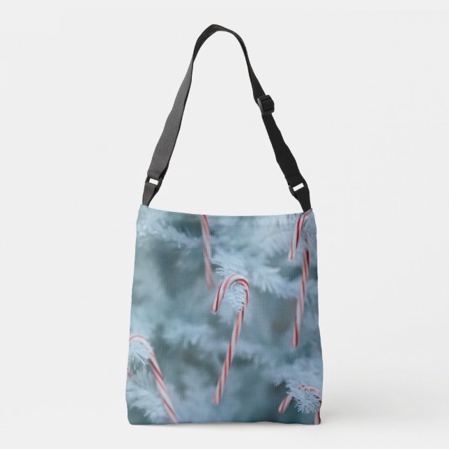 Bolsa Ajustável Candy Cane na Árvore (Verso)