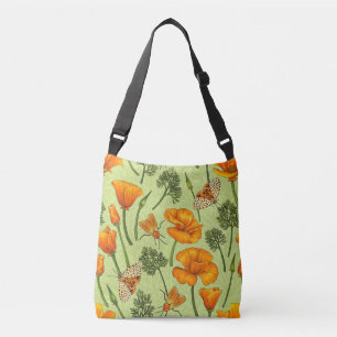 Bolsa Ajustável Canecas da Califórnia e mariposas no orvalho