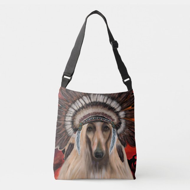Bolsa Ajustável Cão Afegão (Frente)