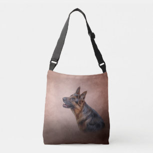 Bolsa Ajustável Cão German shepherd de Desenho