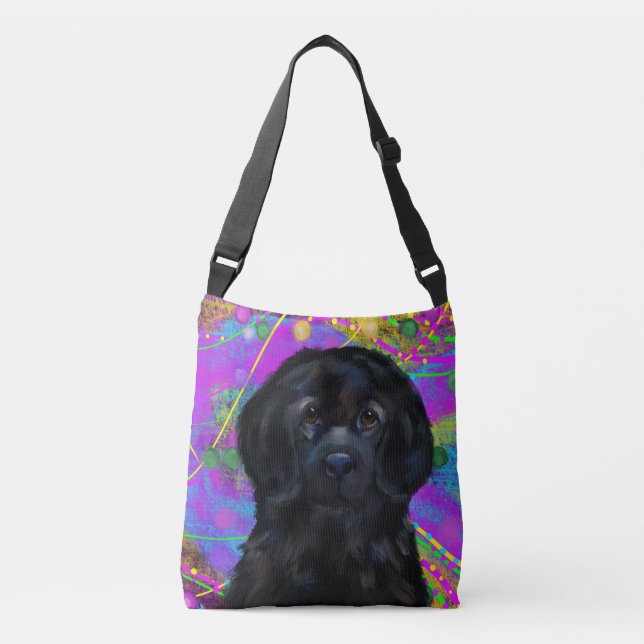 Bolsa Ajustável Cão Terra Nova    (Frente)