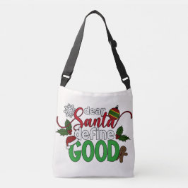Bolsa Ajustável Caros Papais noeis definem um bom Natal | Saco Cor