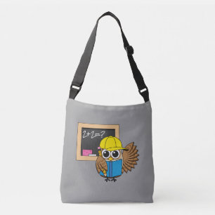 Bolsa Ajustável Cartoon de Coruja de Estudantes da Escola Bela