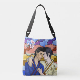 Bolsa Ajustável Casal gay no estilo da arte ukiyo-e japonesa