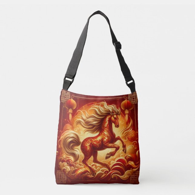 Bolsa Ajustável Cavalo de Fogo  (Frente)