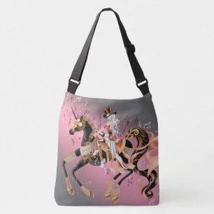 Bolsa Ajustável Cavalo e dama Mecânica Steampunk