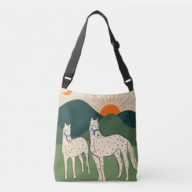 Bolsa Ajustável Cavalos do planalto (Frente)