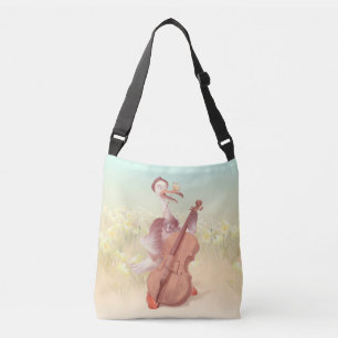 Bolsa Ajustável Cegoonha de Violoncelo: Animal de Música Clássica
