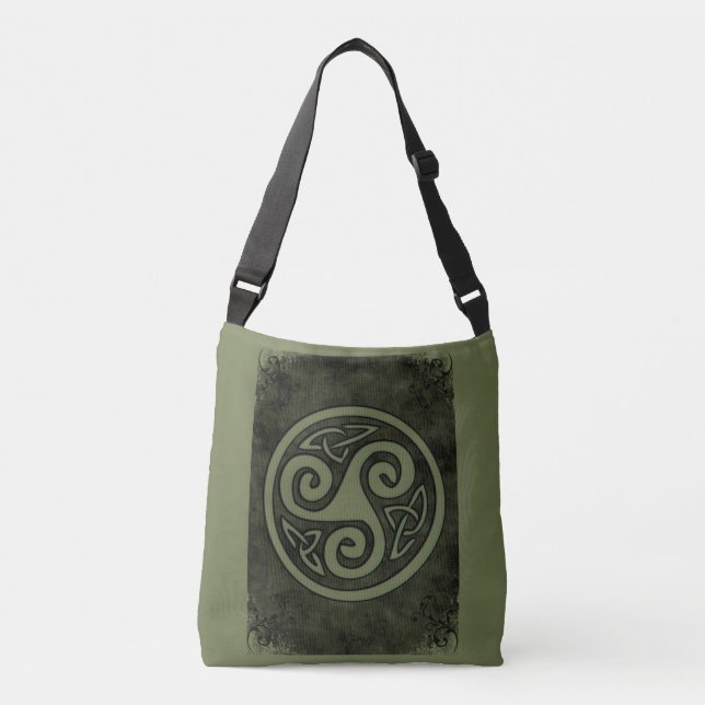 Bolsa Ajustável Celtic Triskele ou Triskelion (Frente)