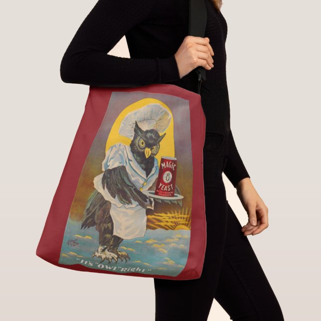 Bolsa Ajustável cerca de 1912 Coruja de levedura mágica e impressã (Close Up)