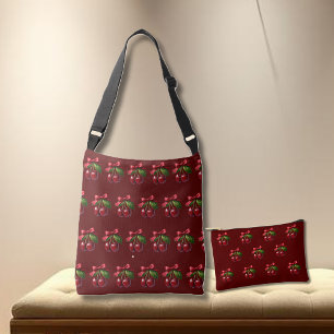 Bolsa Ajustável Cerejas com um Vermelho de Cherry Arco
