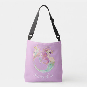 Bolsa Ajustável Chá de fraldas cor-de-rosa do Mermaid Party