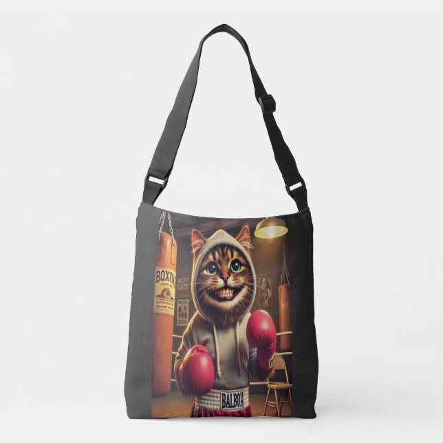 Bolsa Ajustável Champ Boxing? - Gatos com luvas de boxe (Frente)